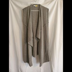 Robert Rodriguez wool rabbit hair waterfall duster